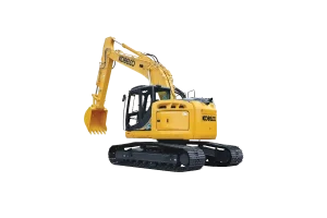 Kobelco Sk230 studio shot behind