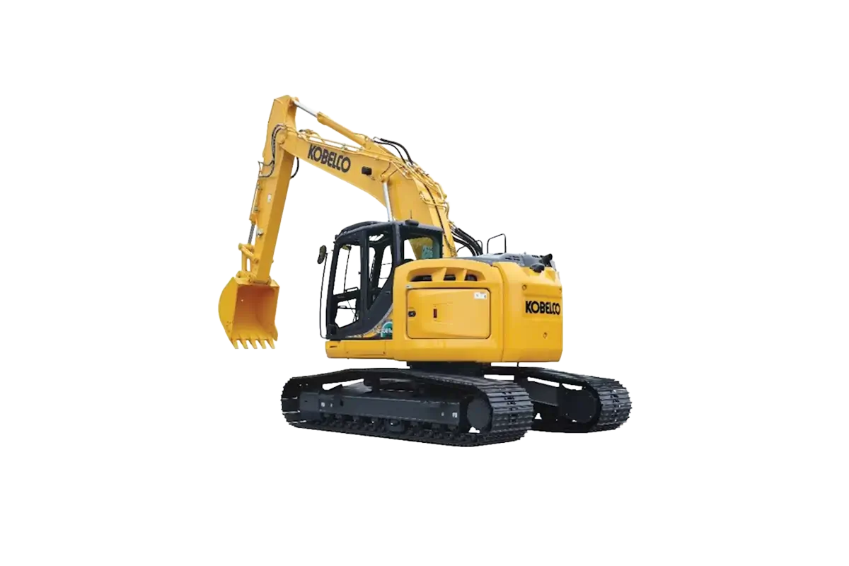 Kobelco Sk230 studio shot behind